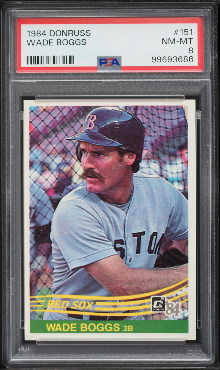 1984 Donruss Wade Boggs #151 PSA 8 NM-MT