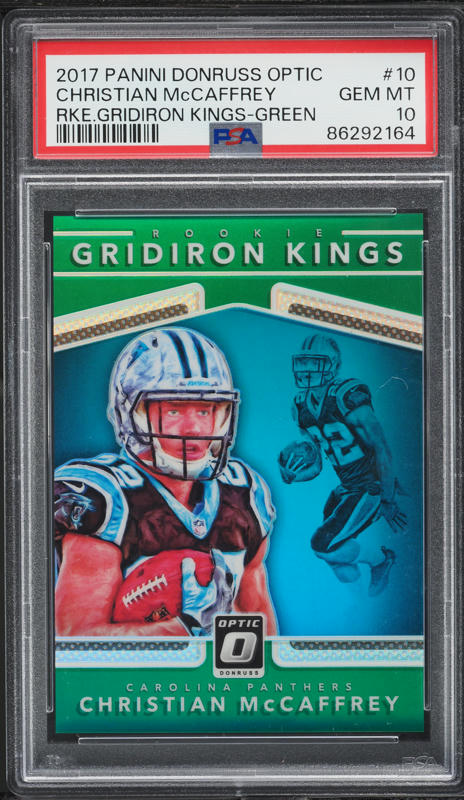 2017 Panini Certified Gold Team Mirror Red Christian McCaffrey