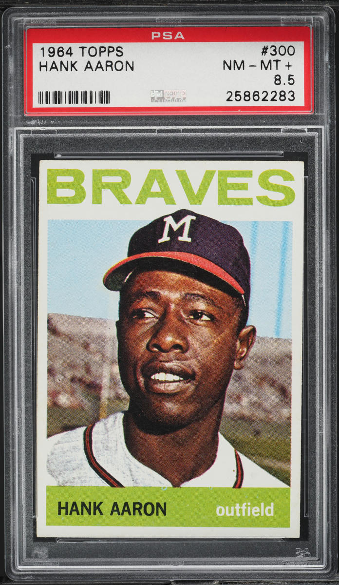 1964 Topps Hank Aaron #300 PSA 8.5 NM-MT+