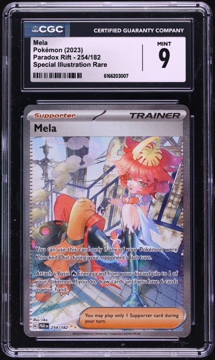 2023 Pokemon Sword & Shield Paradox Rift SIR Mela #254 CGC 9 MINT