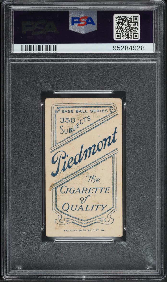 1909-11 T206 George Mullen MULLIN, PIEDMONT PSA 1 PR
