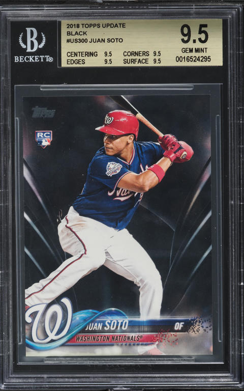2018 Topps Update Batting Juan Soto ROOKIE #US300 PSA 10 GEM MINT