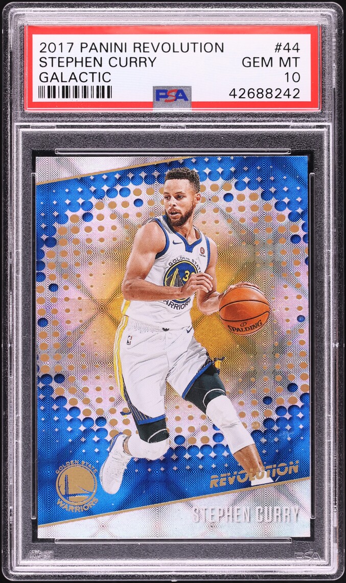 2017 Panini Revolution Galactic Stephen Curry #44 PSA 10 GEM MINT - Photo 1