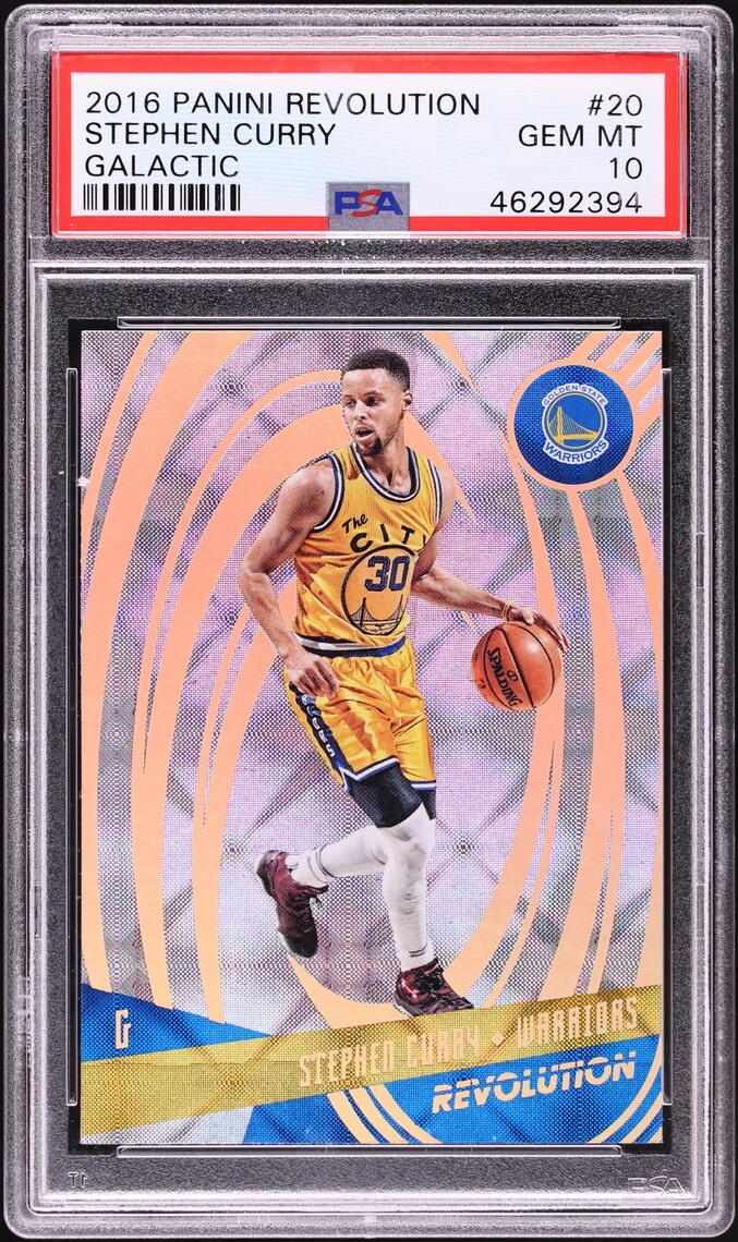 2016 Panini Revolution Galactic Stephen Curry #20 PSA 10 GEM MINT - Photo 1