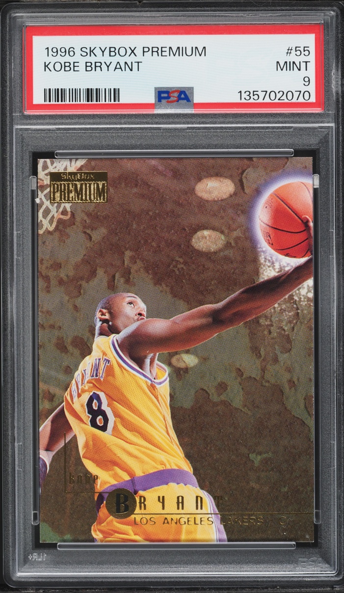 1996 Skybox Premium Kobe Bryant ROOKIE #55 PSA 9 MINT