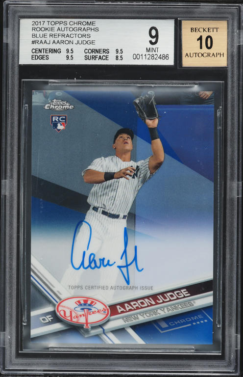 A.ジャッジRC AU ゴールドリフ BGS9.5GEM MINTです。 2023 Topps