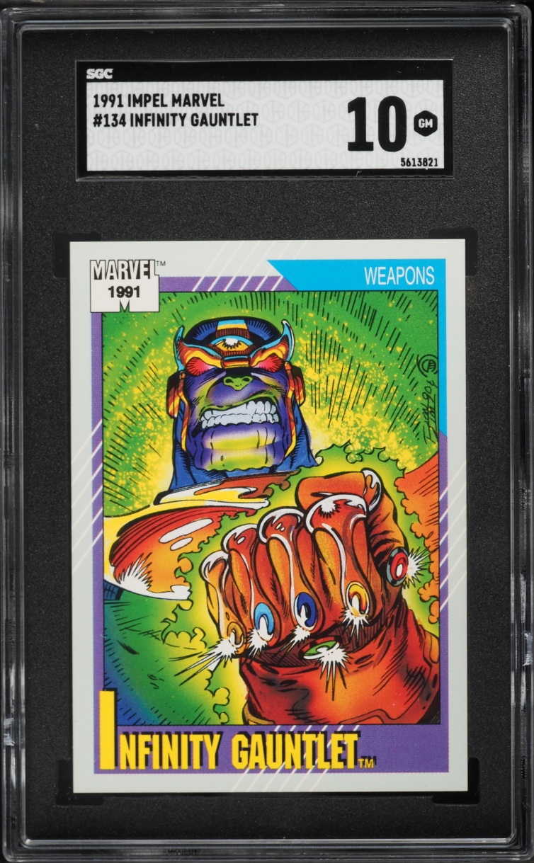 1991 #134 Impel Marvel Infinity Gauntlet SGC 10 GEM MINT