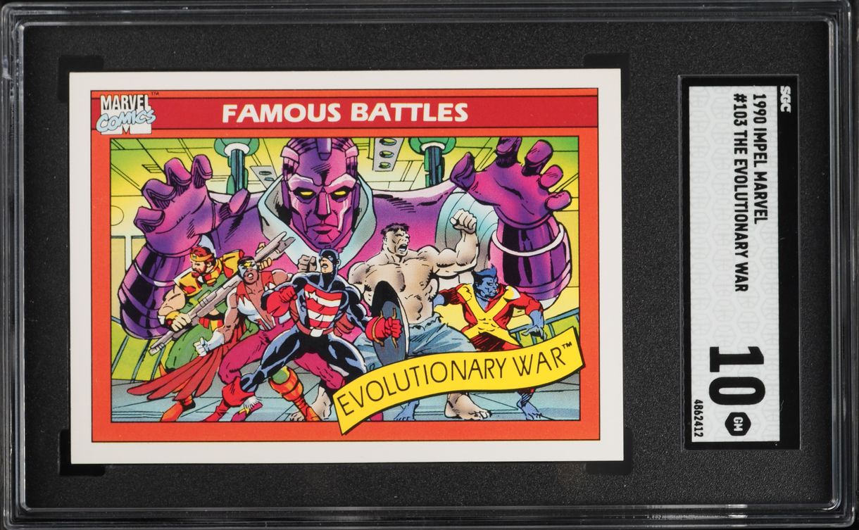 1990 #103 Impel Marvel The Evolutionary War SGC 10 GEM MINT