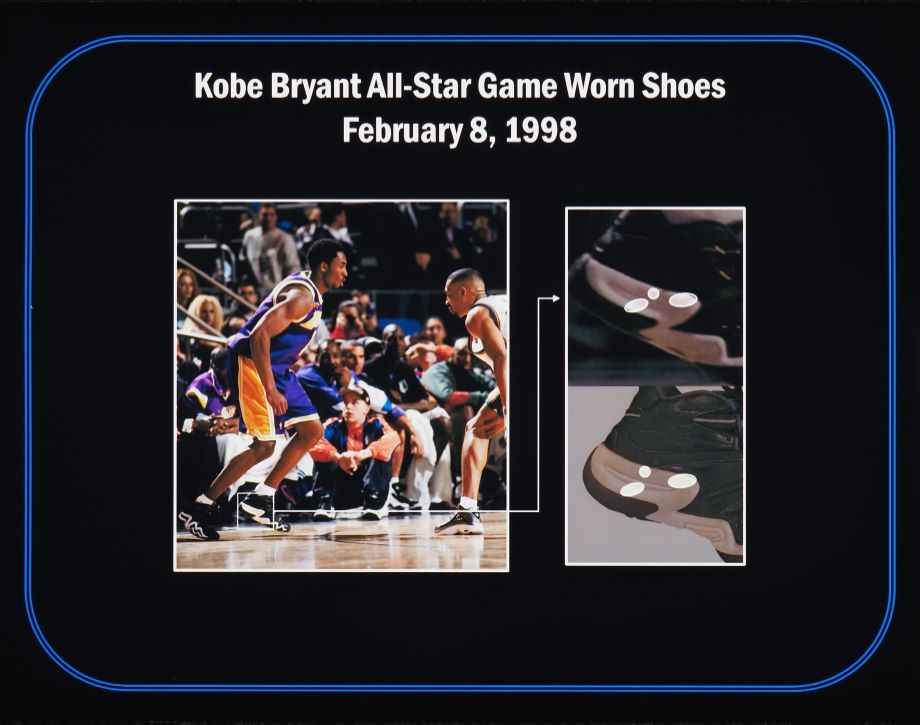 1998 Kobe Bryant All-Star Game Crazy 8 Game Worn Sneakers - Kobe's 1st ASG