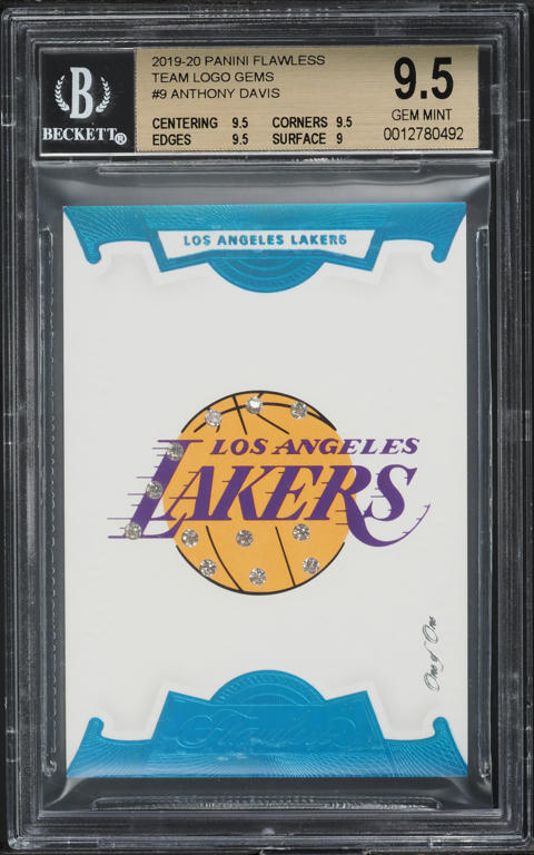 2019 Panini One & One Downtown Anthony Davis #17 PSA 10 GEM