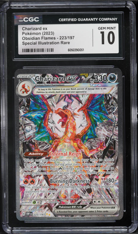 2023 Pokemon Japanese SV Ruler Of The Black Flame SAR Charizard ex