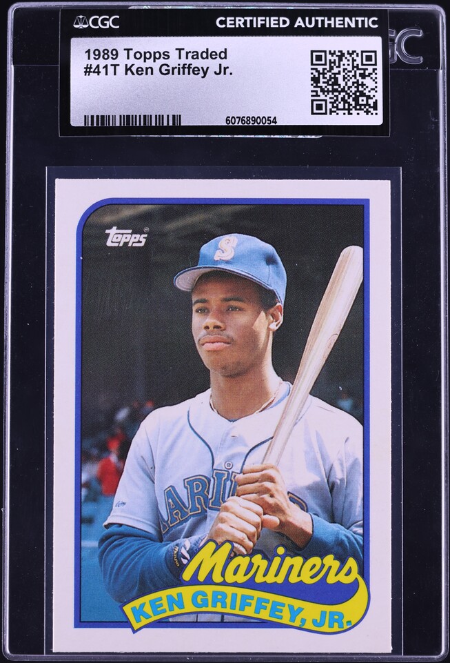 その他 Ken Griffey Jr RC 1989 Topps Traded Tiff 1989 Topps Traded Tiffany Ken Griffey Jr #41T Rookie RC PSA