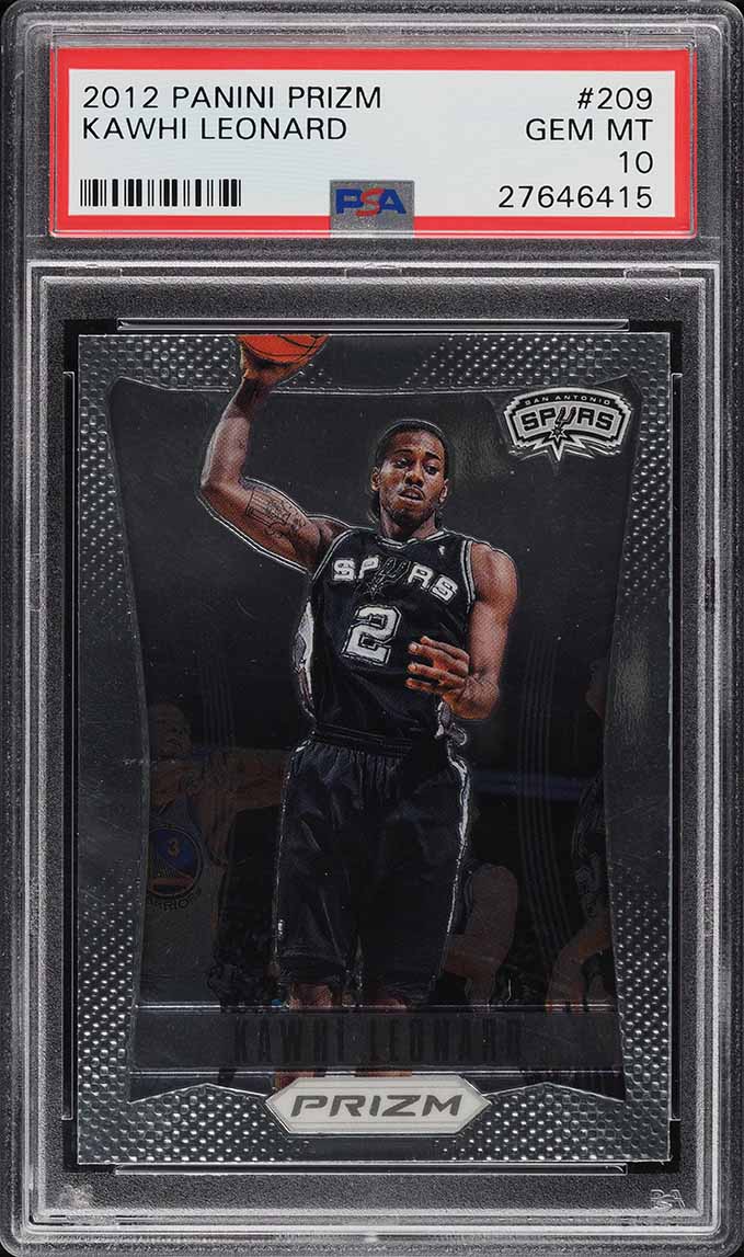 2012 Panini Prizm Kawhi Leonard ROOKIE RC #209 BGS 9.5 GEM MINT on