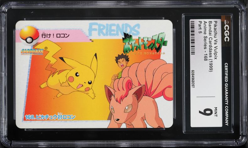 1999 Pokemon Anime Deck Playing Card Pikachu #3 CGC 10 GEM