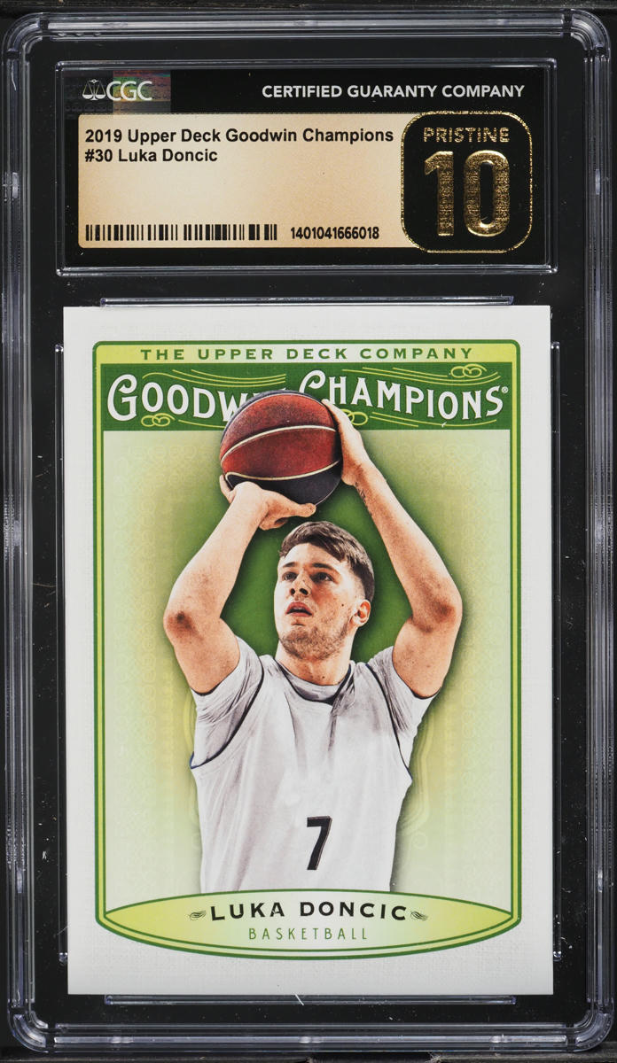 2019 Upper Deck Goodwin Champions Luka Doncic #30 CGC 10 PRISTINE