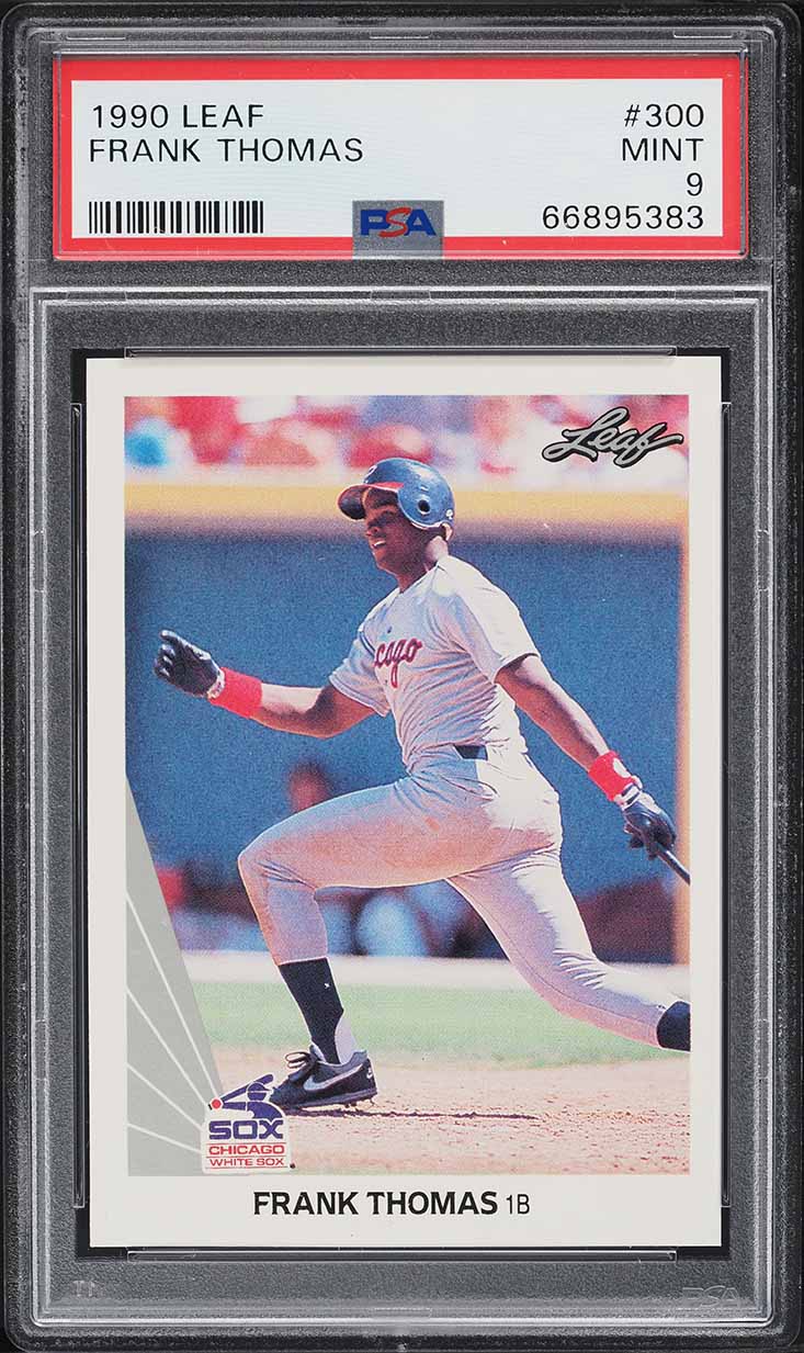 Carte Rookie Autographiée Frank Thomas 1990 Topps #414B - Notée BGS 10 - Authentifiée Beckett
