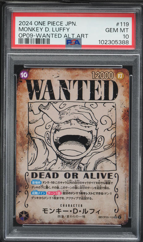 2024 One Piece Emperors In New World Alt Art Monkey D. Luffy
