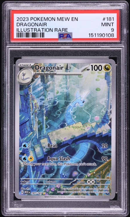 2023 Pokemon Scarlet & Violet 151 IR Dragonair #181 PSA 9 MINT