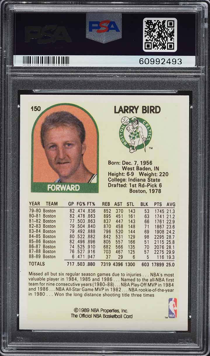 1989 Hoops Larry Bird #150 PSA 6 EXMT