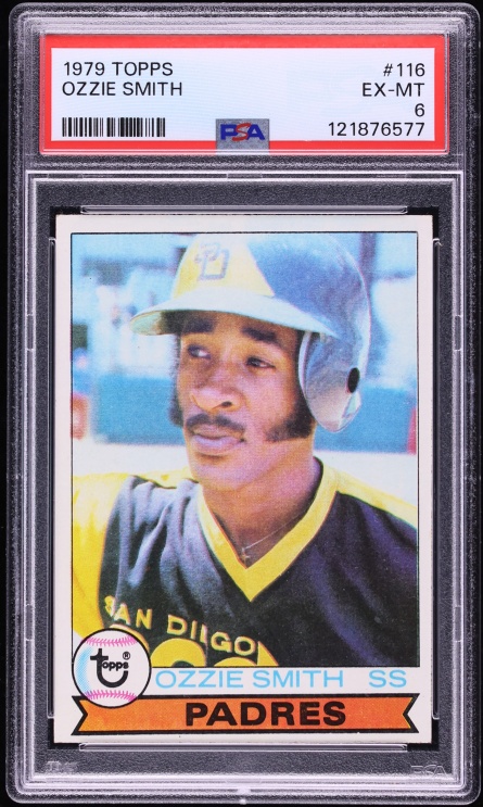 1979 Topps Ozzie Smith ROOKIE #116 PSA 6 EXMT