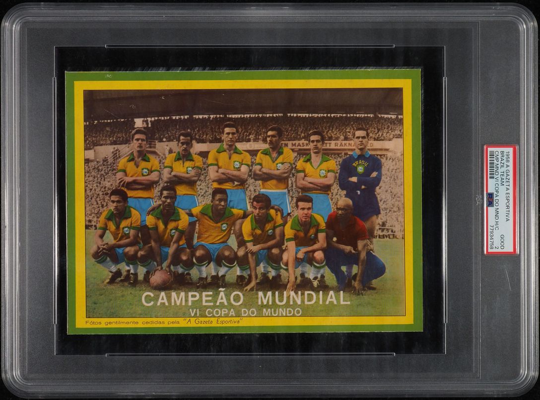 Carte Chromo Ruiz Romero Brésil 1958 - Garrincha Rookie - Rare Collection Foot