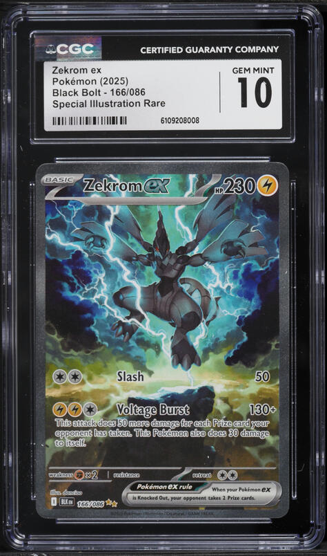 2025 Pokemon Japanese Scarlet & Violet Black Bolt SAR Zekrom ex