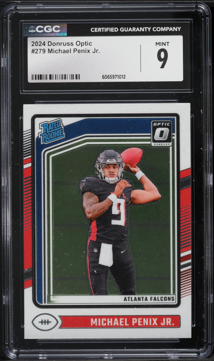 2024 Donruss Optic Michael Penix Jr. ROOKIE #279 CGC 9 MINT