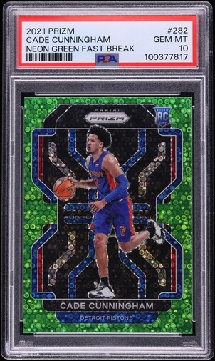 2021 Panini Flawless Emerald Cade Cunningham RC PATCH AUTO