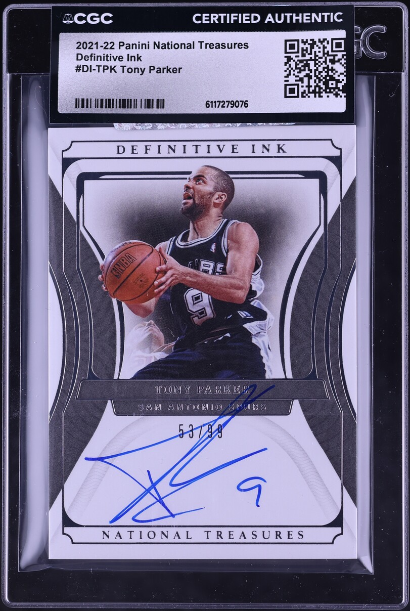 その他 TONY PARKER auto 2021 National Treasures Definitive Ink Tony Parker AUTO /99 #DI