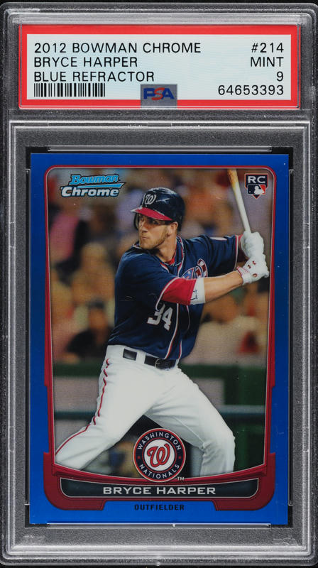2011 Bowman Chrome Retail Exclusives Red Bryce Harper ROOKIE