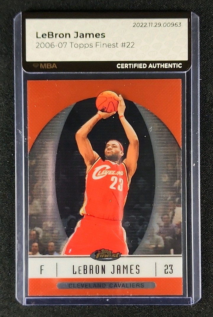 2002 Finest Basketball LeBron James ROOKIE #178 BGS 9 MINT