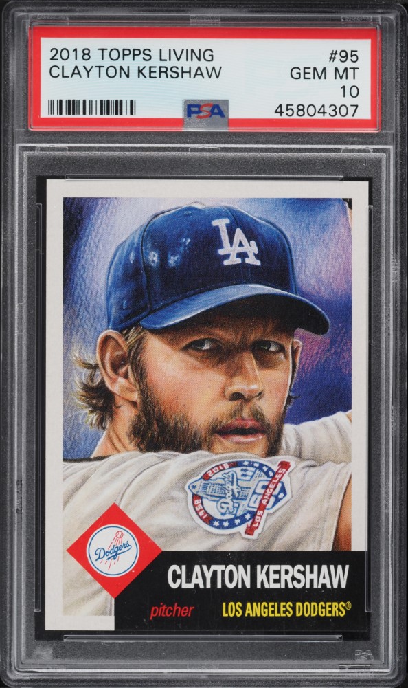 2018 Topps Living Clayton Kershaw #95 PSA 10 GEM MINT