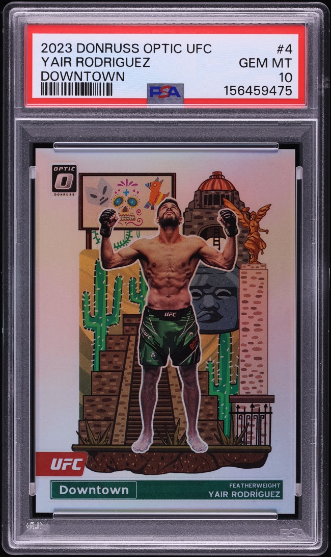 2023 Donruss Optic UFC Downtown Yair Rodriguez #4 PSA 10 GEM MINT