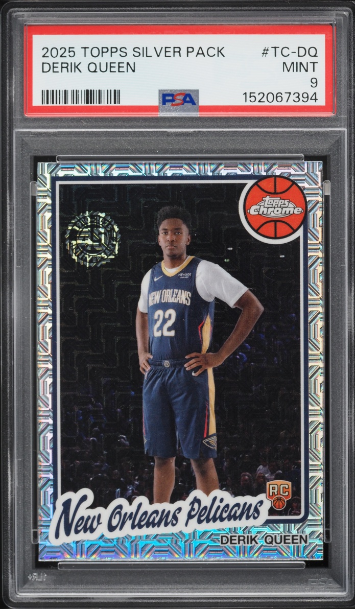 2025 Topps Chrome Silver Pack '80 Derik Queen ROOKIE #TC-DQ PSA 9 MINT