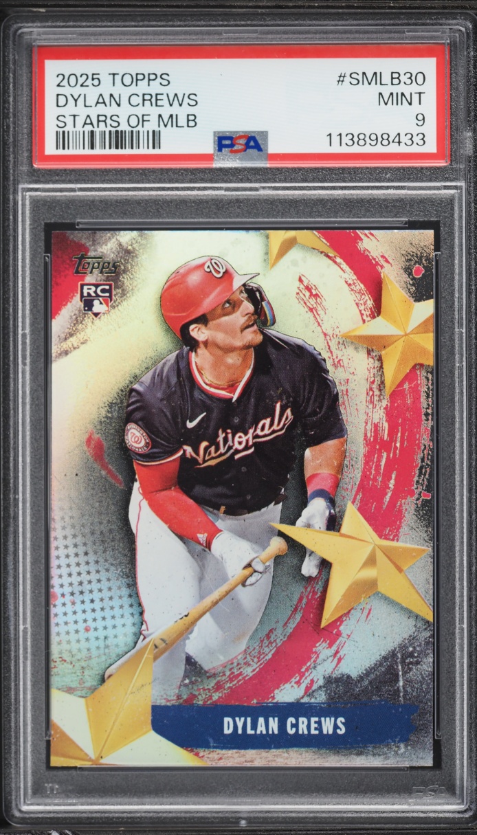 2025 Topps Stars Of MLB Dylan Crews ROOKIE #SMLB-30 PSA 9 MINT