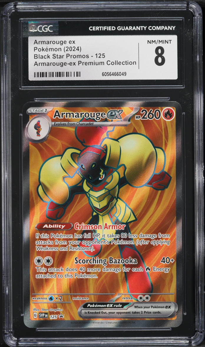 2024 Pokemon SV Black Star Promo Premium Collection Armarouge ex #125 CGC 8