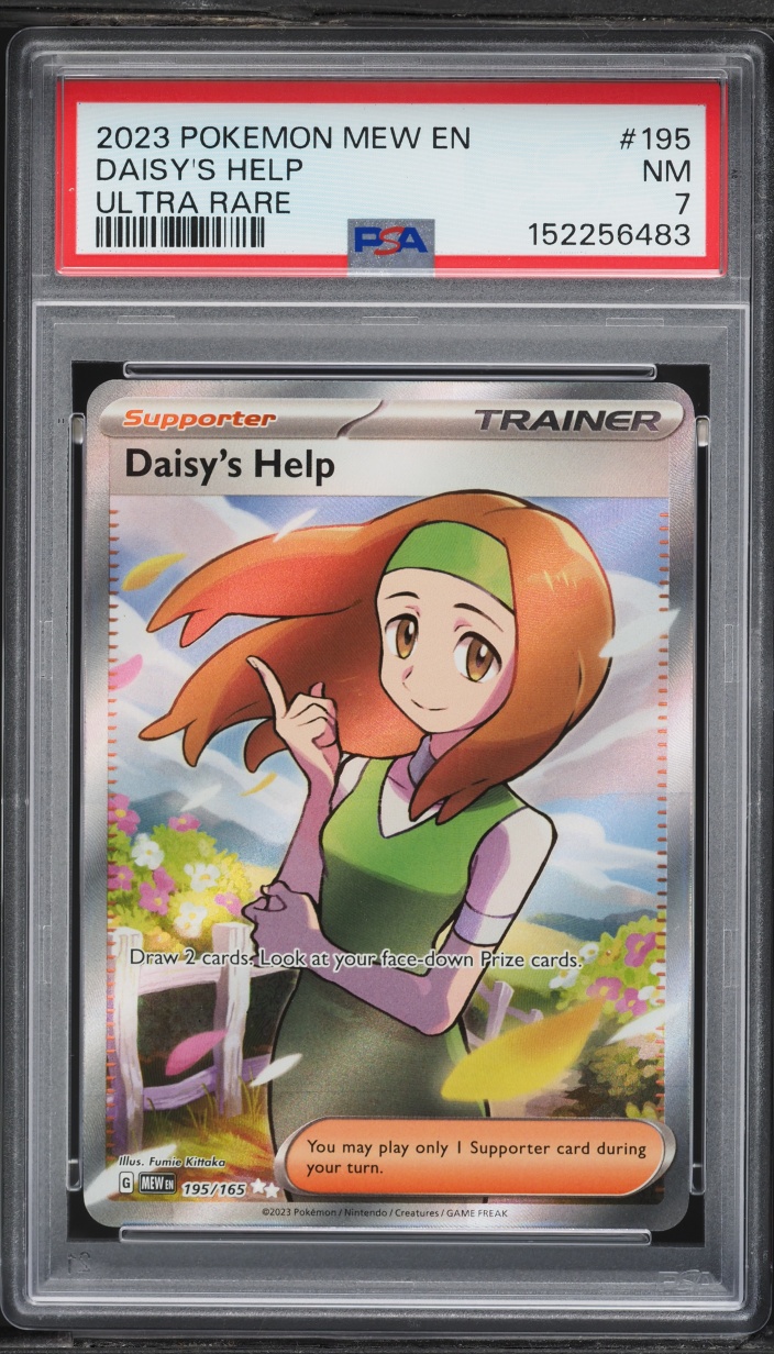 2023 Pokemon Scarlet & Violet 151 Full Art Daisy's Help #195 PSA 7 NRMT