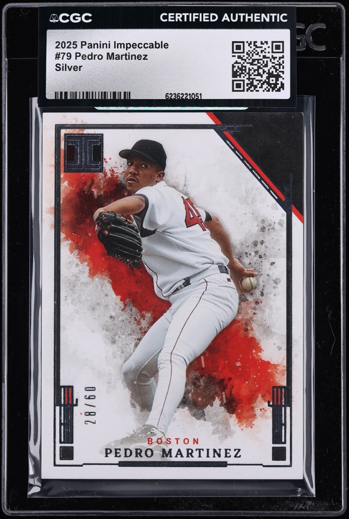 2025 Panini Impeccable Silver Pedro Martinez /60 #79 CGC AUTH