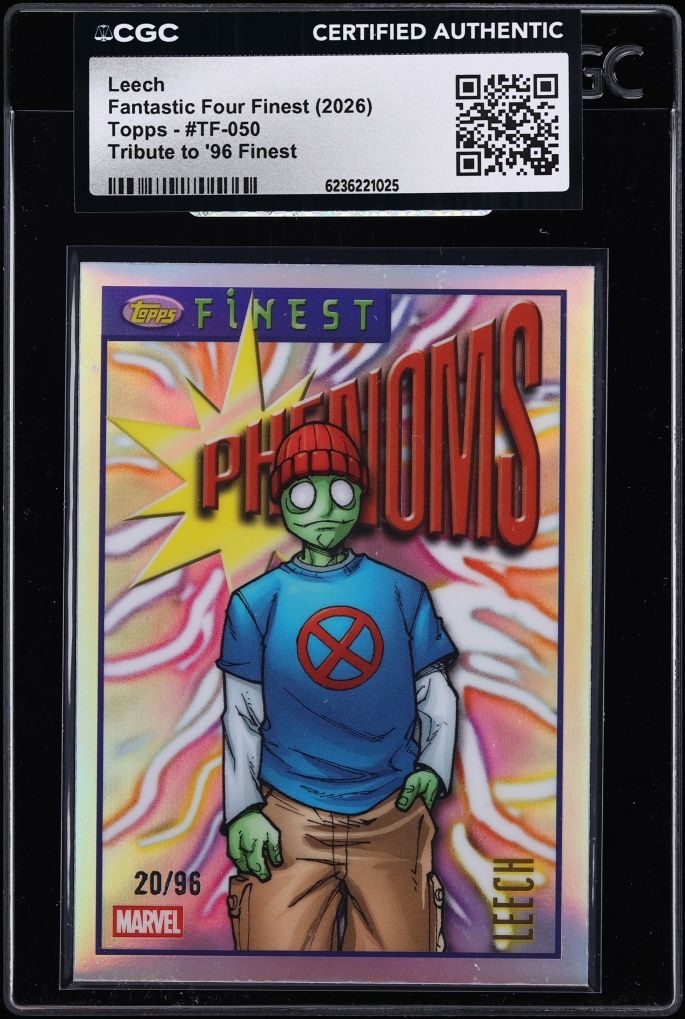 2026 Finest Fantastic Four Tribute To '96 Leech /96 #TF-050 CGC AUTH