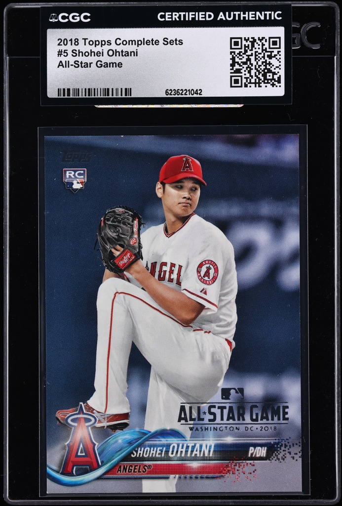 2018 Topps Complete All Star Game Shohei Ohtani ROOKIE #5 CGC AUTH