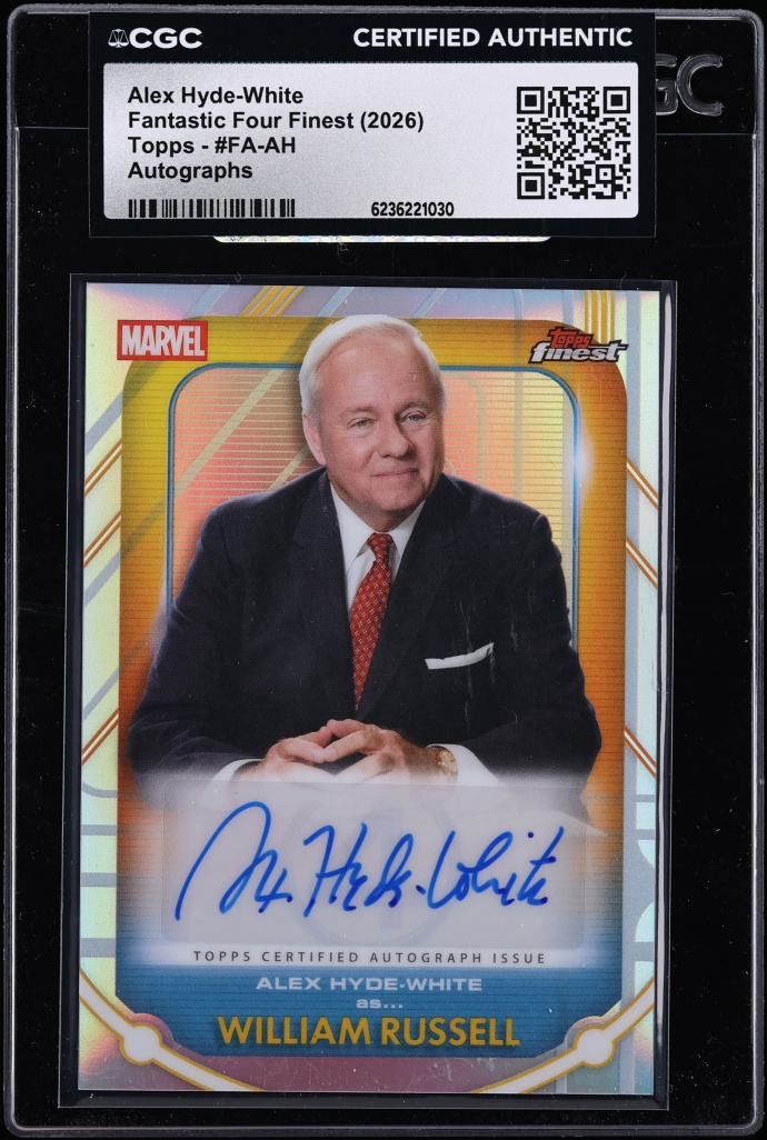 2026 Finest Fantastic Four Alex Hyde-White AUTO #FA-AH CGC AUTH