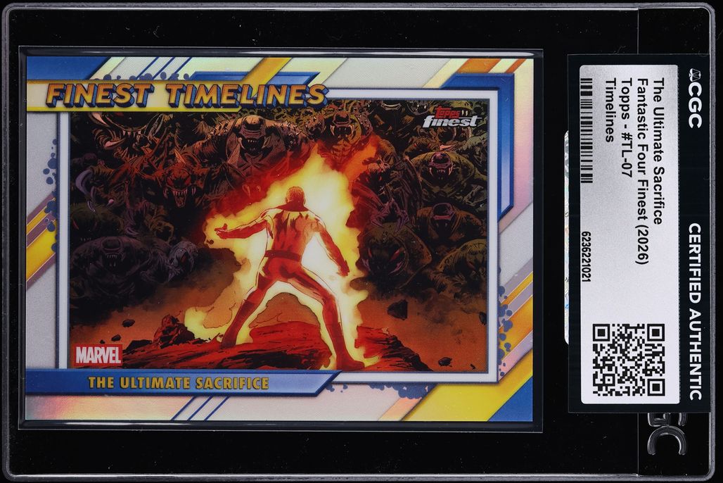 2026 Finest Fantastic Four Timelines The Ultimate Sacrifice #TL-07 CGC AUTH