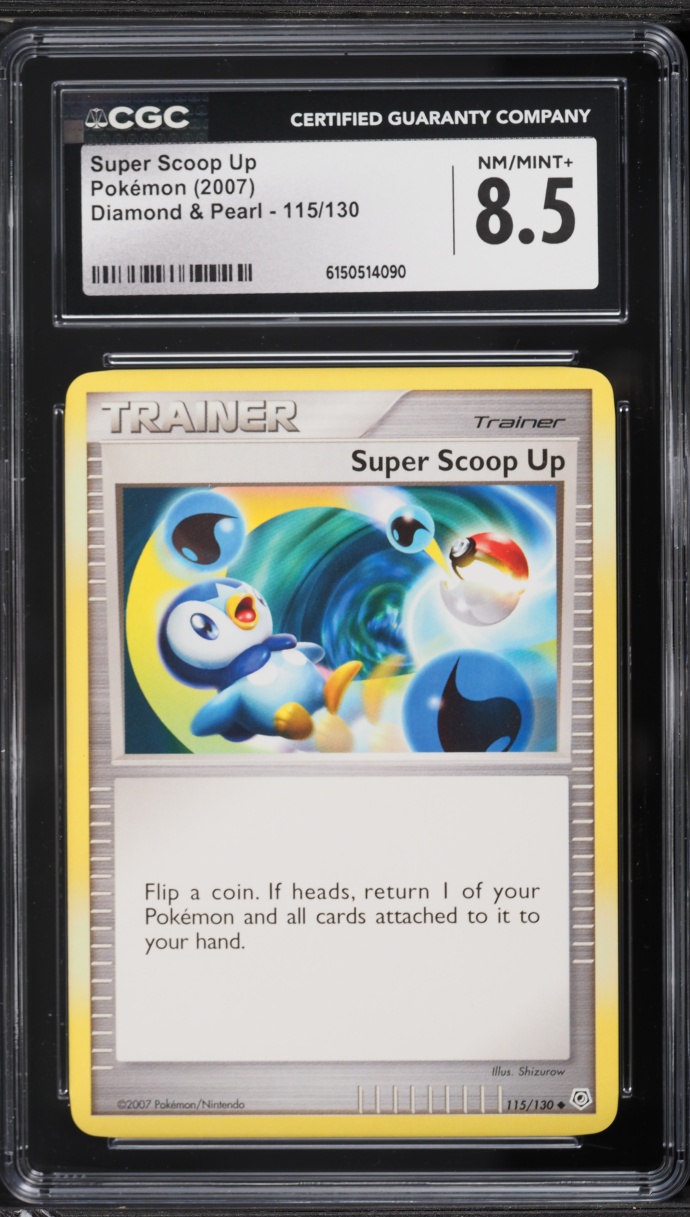 2007 Pokemon Diamond & Pearl Super Scoop Up #115 CGC 8.5 NM-MT+