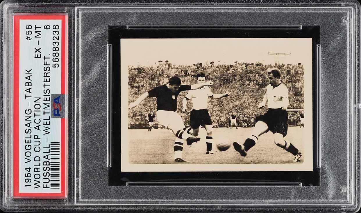 1954 A & BC All Sport Series Soccer Ferenc Puskas ROOKIE #54 PSA 1