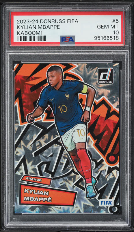 2018 Panini Prizm World Cup Kylian Mbappe ROOKIE RC #80 PSA 10 GEM
