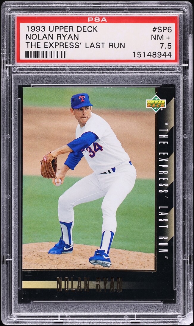 1993 Upper Deck Nolan Ryan #SP6 PSA 7.5 NRMT+