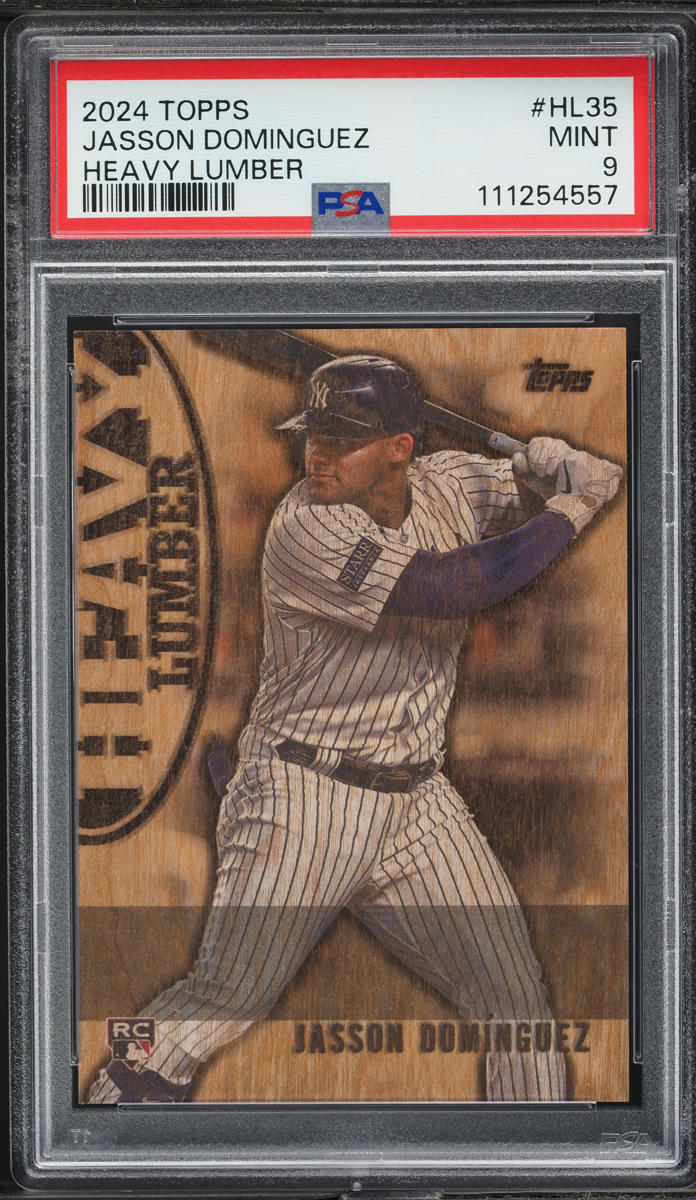 2024 Topps Heavy Lumber Series 2 Jasson Dominguez ROOKIE #HL35 PSA 9 MINT