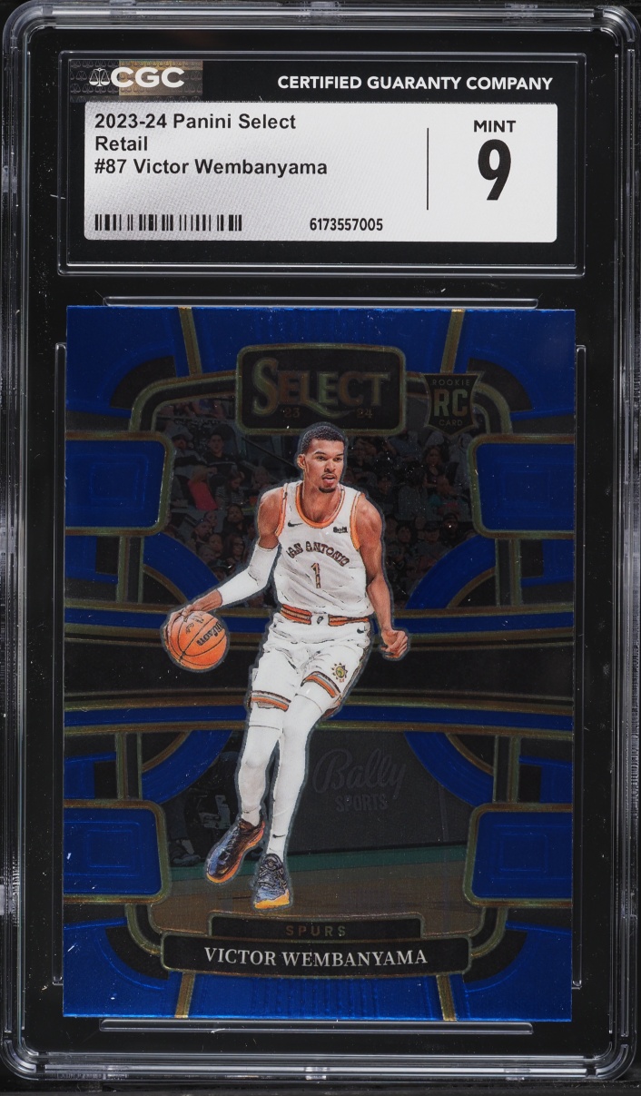 2023 Select Concourse Retail Victor Wembanyama ROOKIE #87 CGC 9 MINT