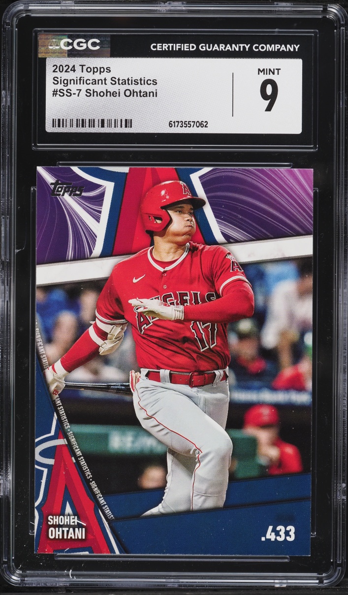 2024 Topps Significant Statistics Shohei Ohtani #SS-7 CGC 9 MINT