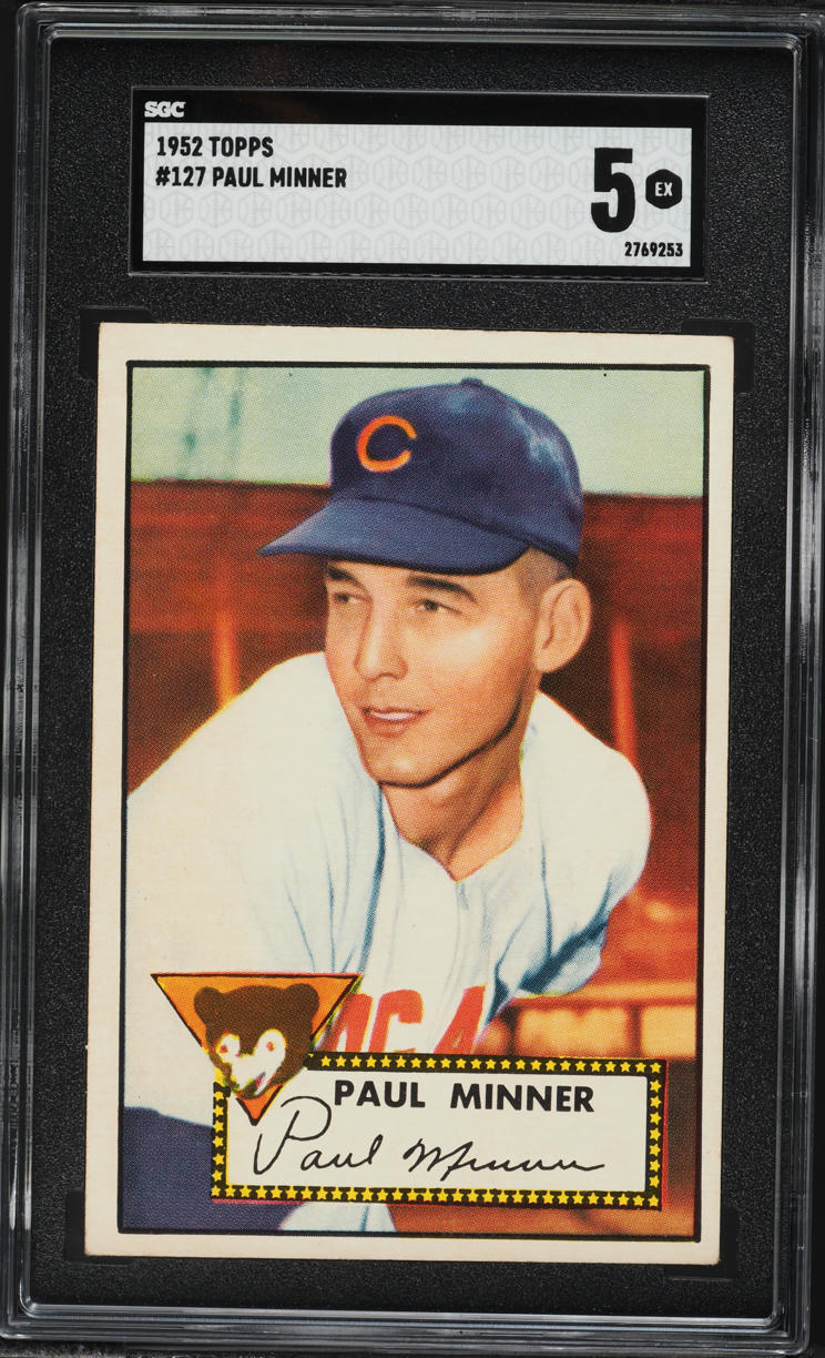 1952 Topps Paul Minner #127 SGC 5 EX
